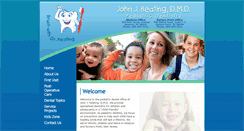 Desktop Screenshot of keatingkidsdentistry.com